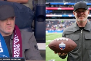 太阳报》独家：鲁尼于热刺主场目睹NFL赛事，遭遇观众嘲讽声浪