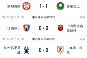乙级联赛盘点：局势动荡！仅剩三轮战事，甲组晋级前五仅差四分，上海赛事面临降级危机